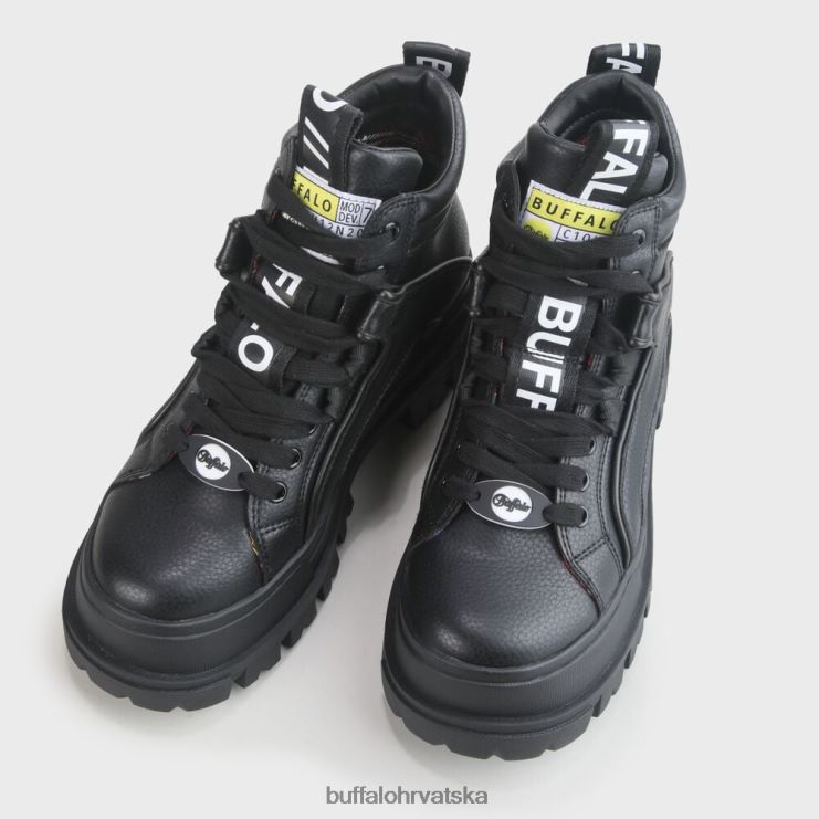 crno Buffalo aspha nc mid boot vegan |čizme TDD6T449